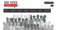 Desktop Screenshot of onevoicecentraltx.org